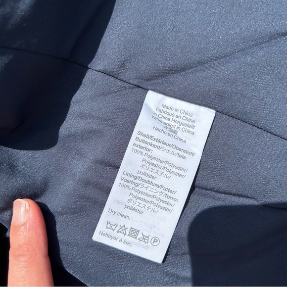 J Crew Navy Gingham Print Checkered Blazer Size XXL 0049 - Picture 9 of 9